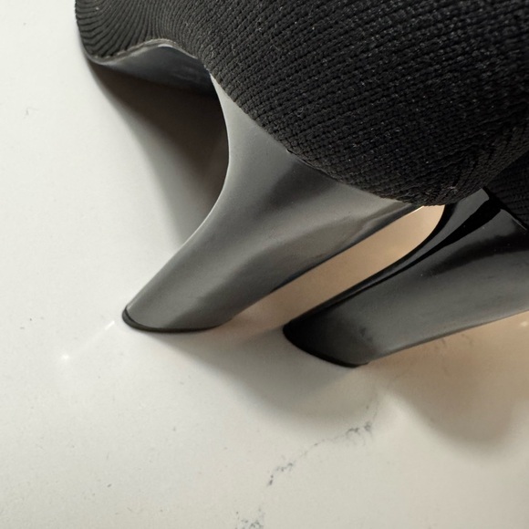 ZARA Black Fabric Sock Boots – Never Worn – Size 40 - Picture 4 of 11